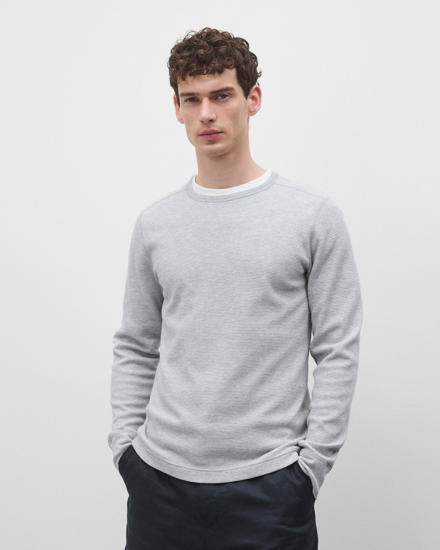 Lightweight Waffle Standard Long Sleeve