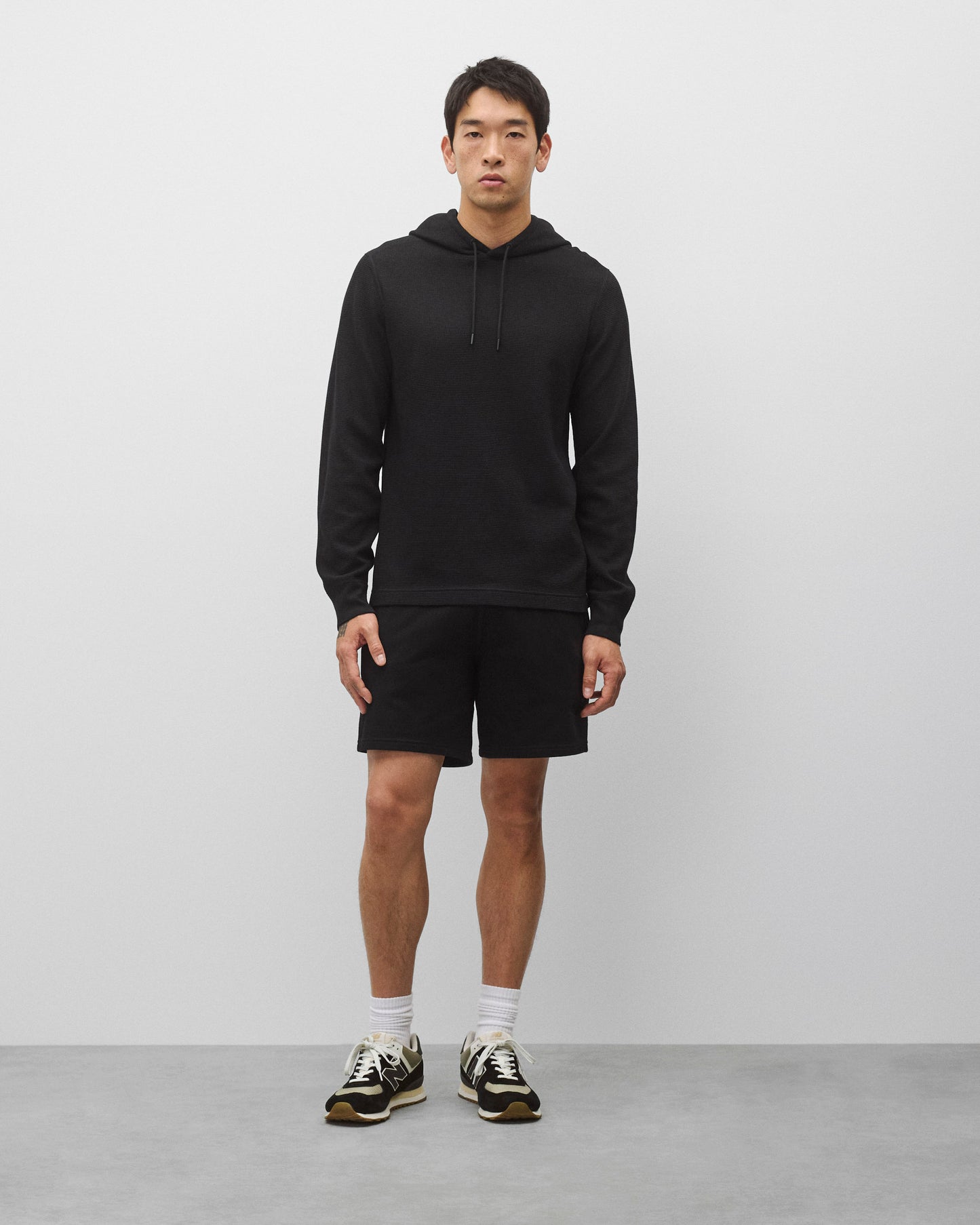 Lightweight Waffle Standard Hoodie