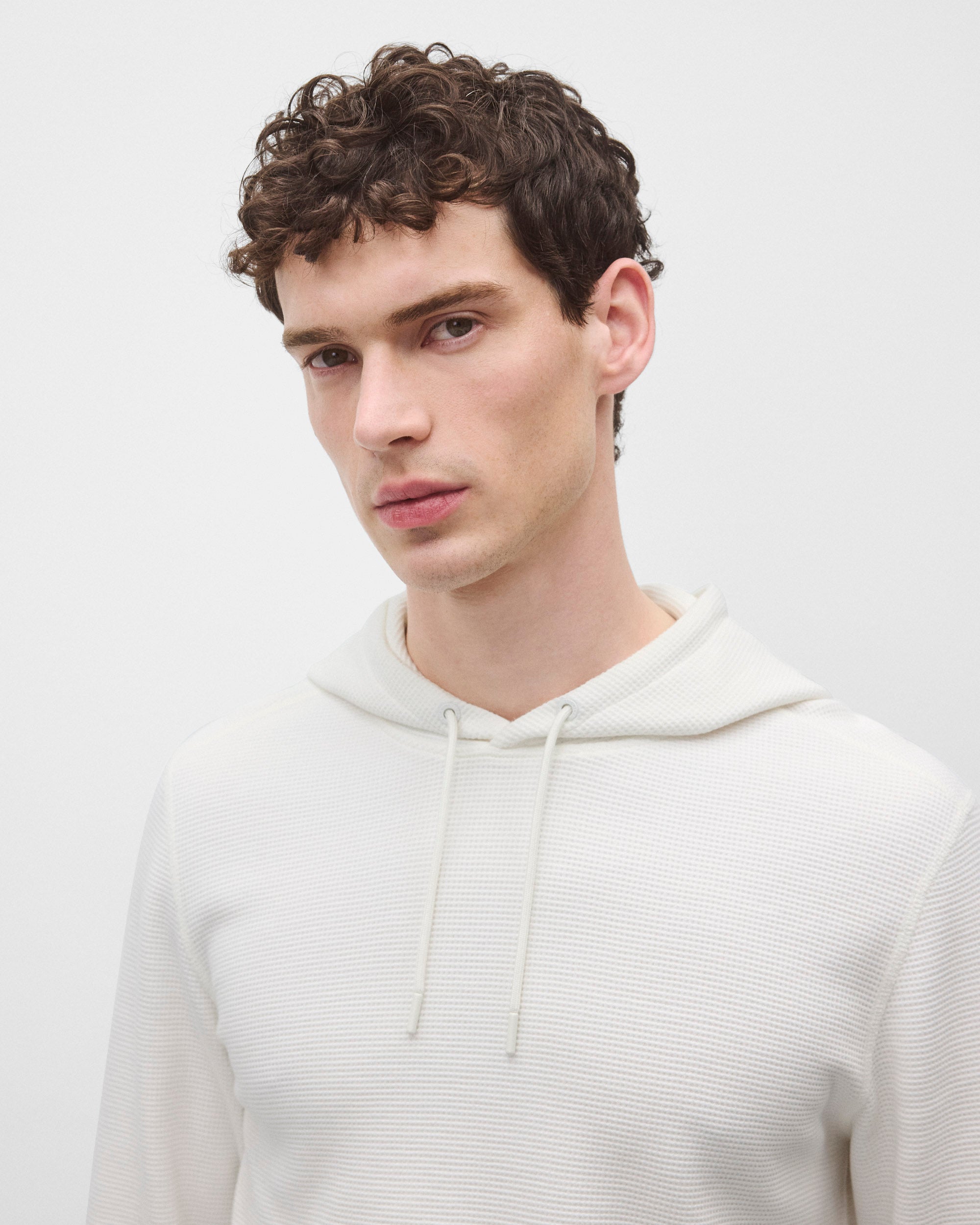 RAID JAPAN DRY L/S HOODIE SLOPE 白 L Lightweight Waffle Standard Hoodie | Reigning Champ