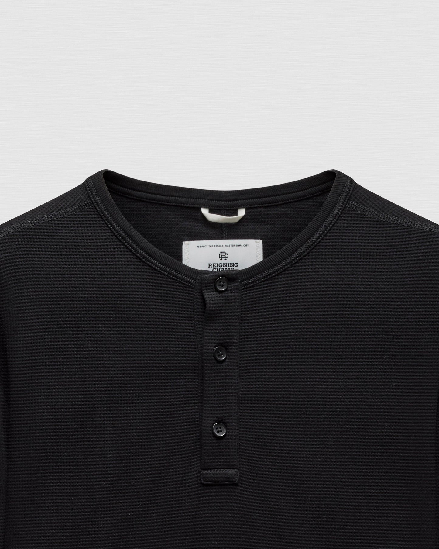 Lightweight Waffle Standard Henley