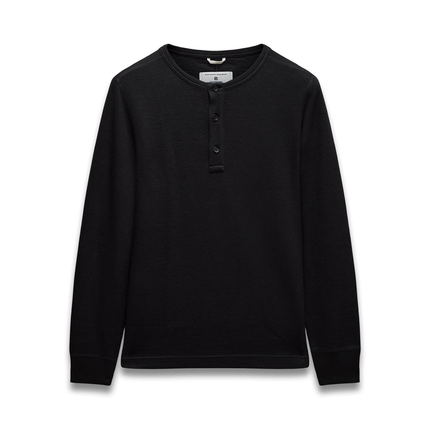 Lightweight Waffle Standard Henley
