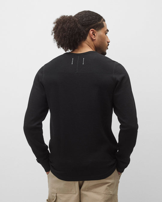 Lightweight Waffle Standard Henley