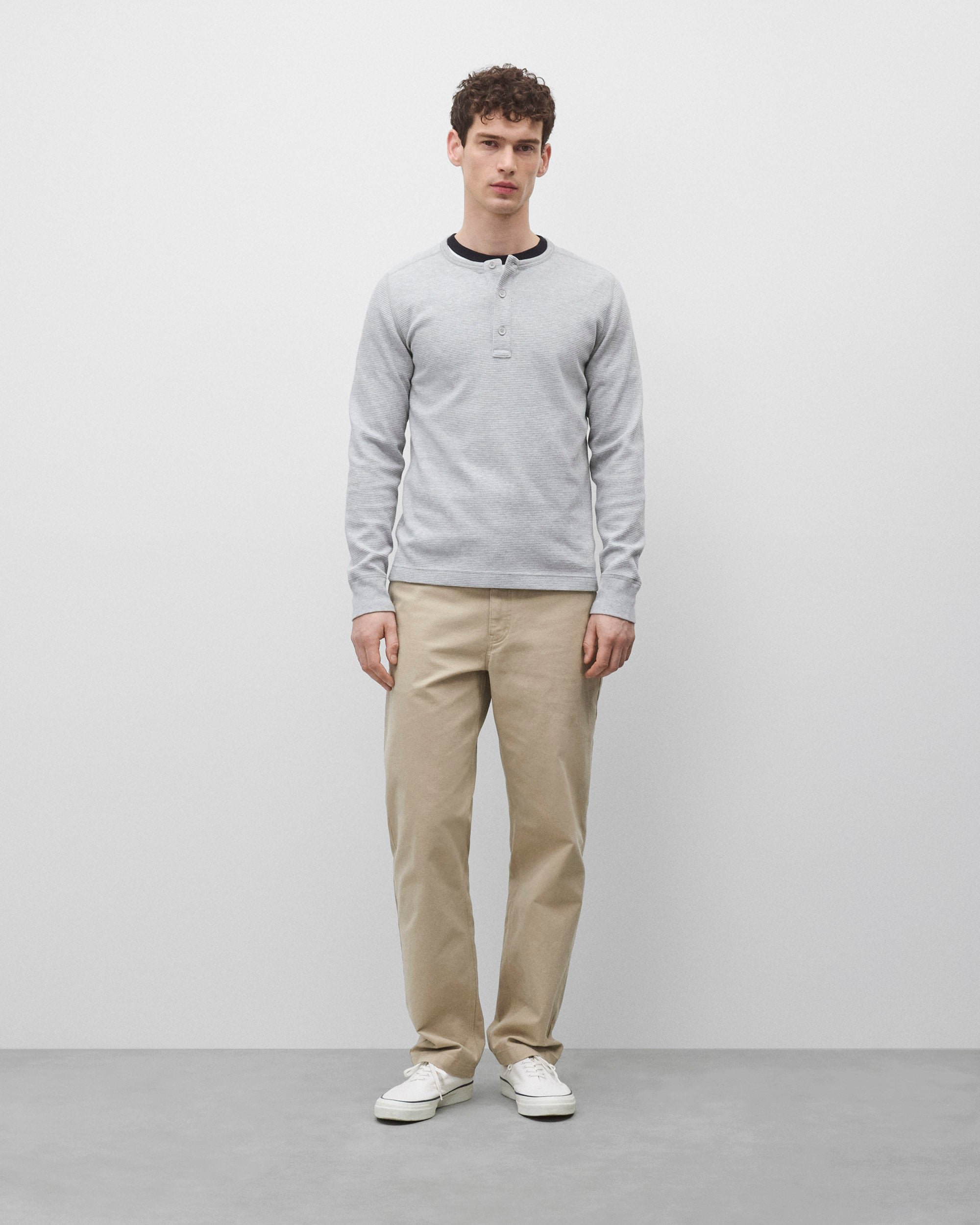 Lightweight Waffle Standard Henley | Reigning Champ