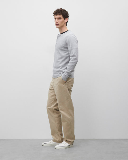 Lightweight Waffle Standard Henley