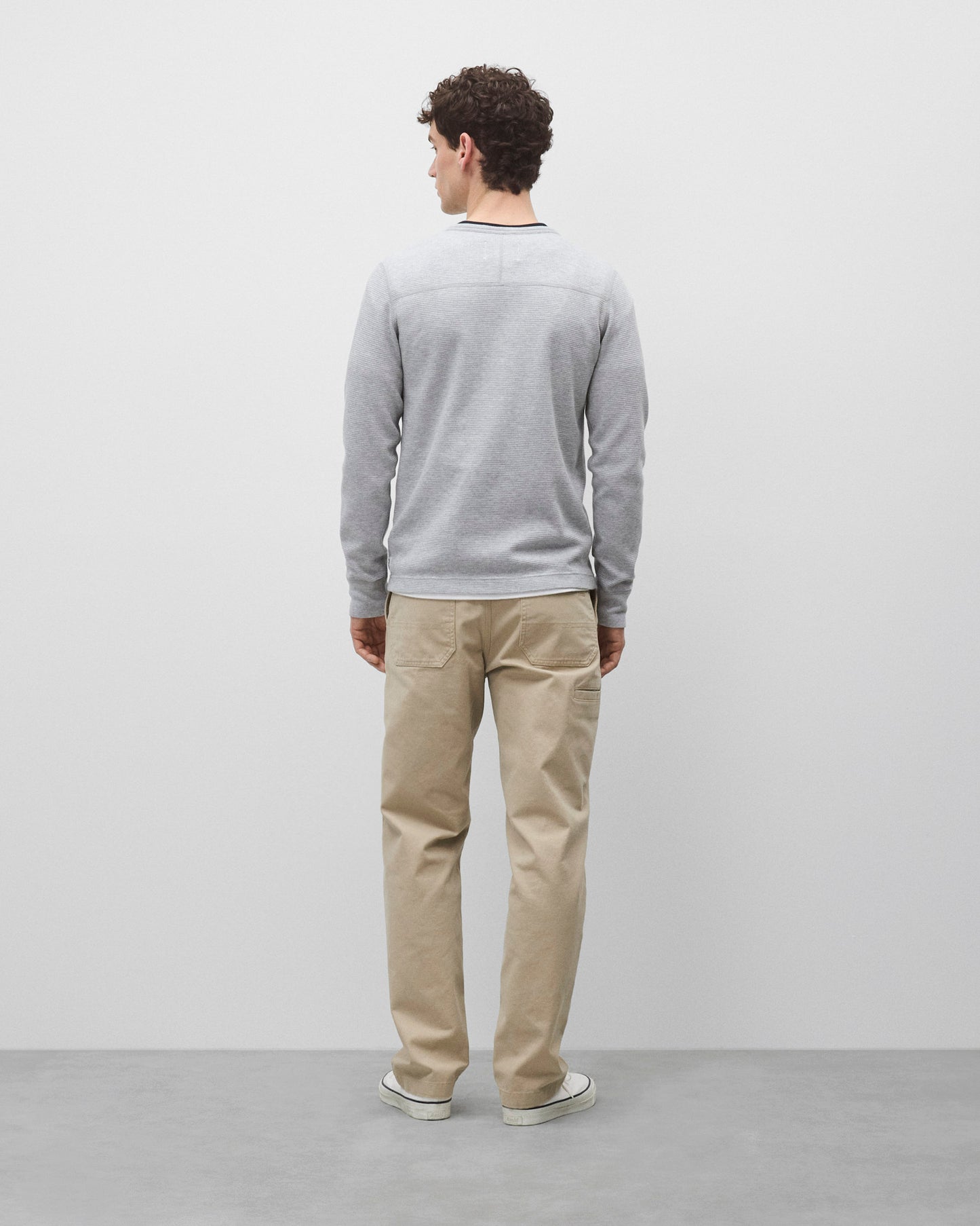 Lightweight Waffle Standard Henley