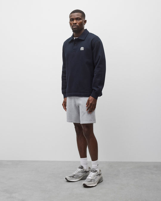 Midweight Terry Monogram Standard Rugby Sweatshirt