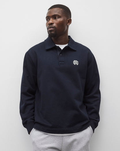 Midweight Terry Monogram Standard Rugby Sweatshirt