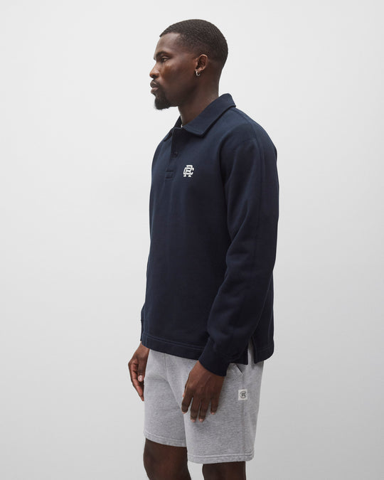 Midweight Terry Monogram Standard Rugby Sweatshirt