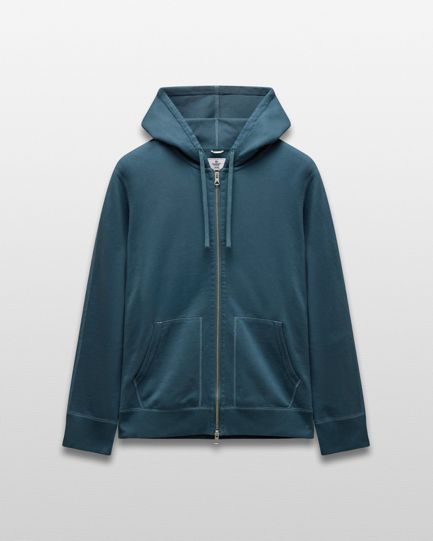 Midweight Terry Slim Zip Hoodie