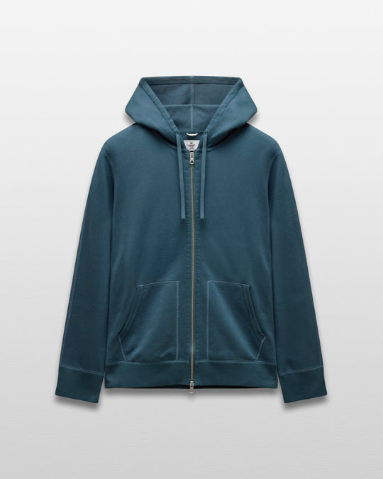 Midweight Terry Slim Zip Hoodie