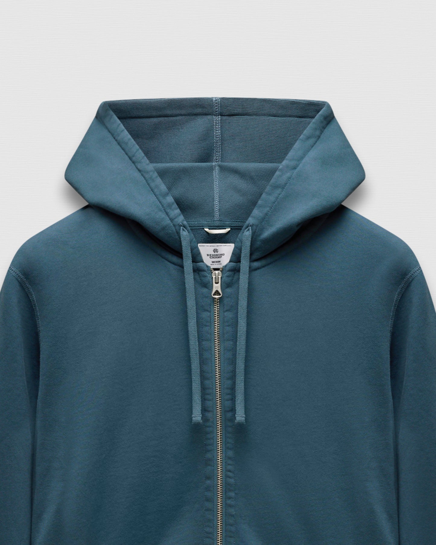 Midweight Terry Slim Zip Hoodie