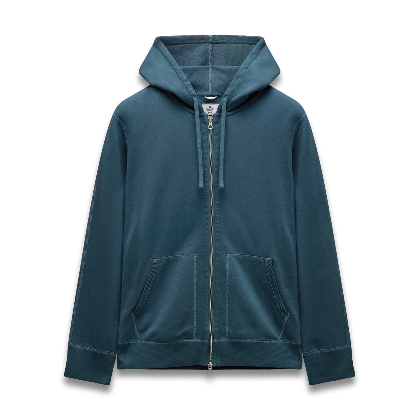 Midweight Terry Slim Zip Hoodie