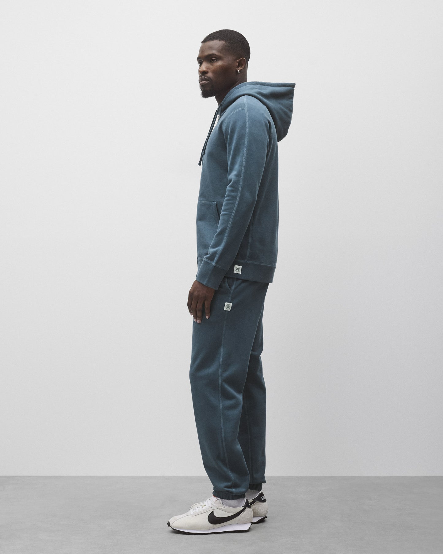 Midweight Terry Slim Zip Hoodie