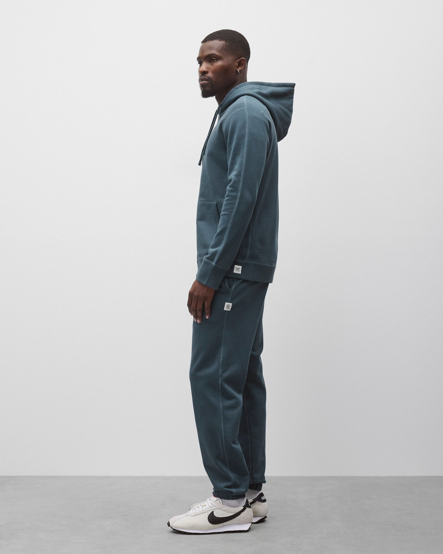 Midweight Terry Slim Zip Hoodie