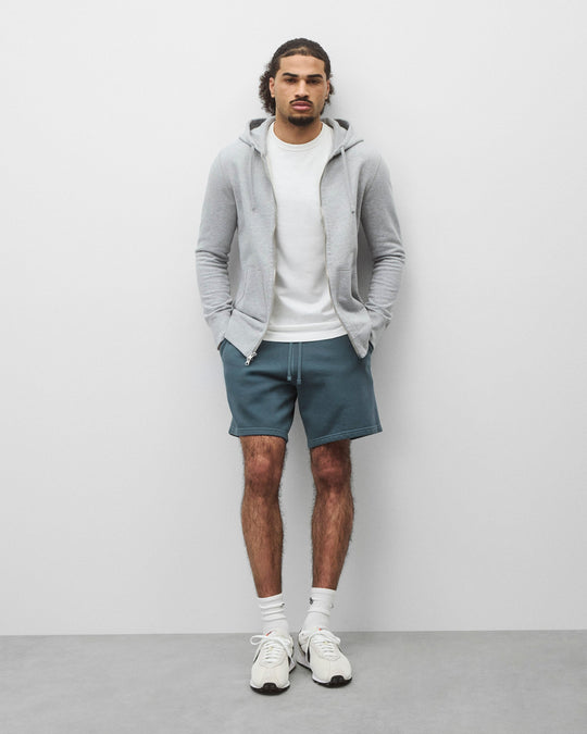 Midweight Terry Slim Zip Hoodie