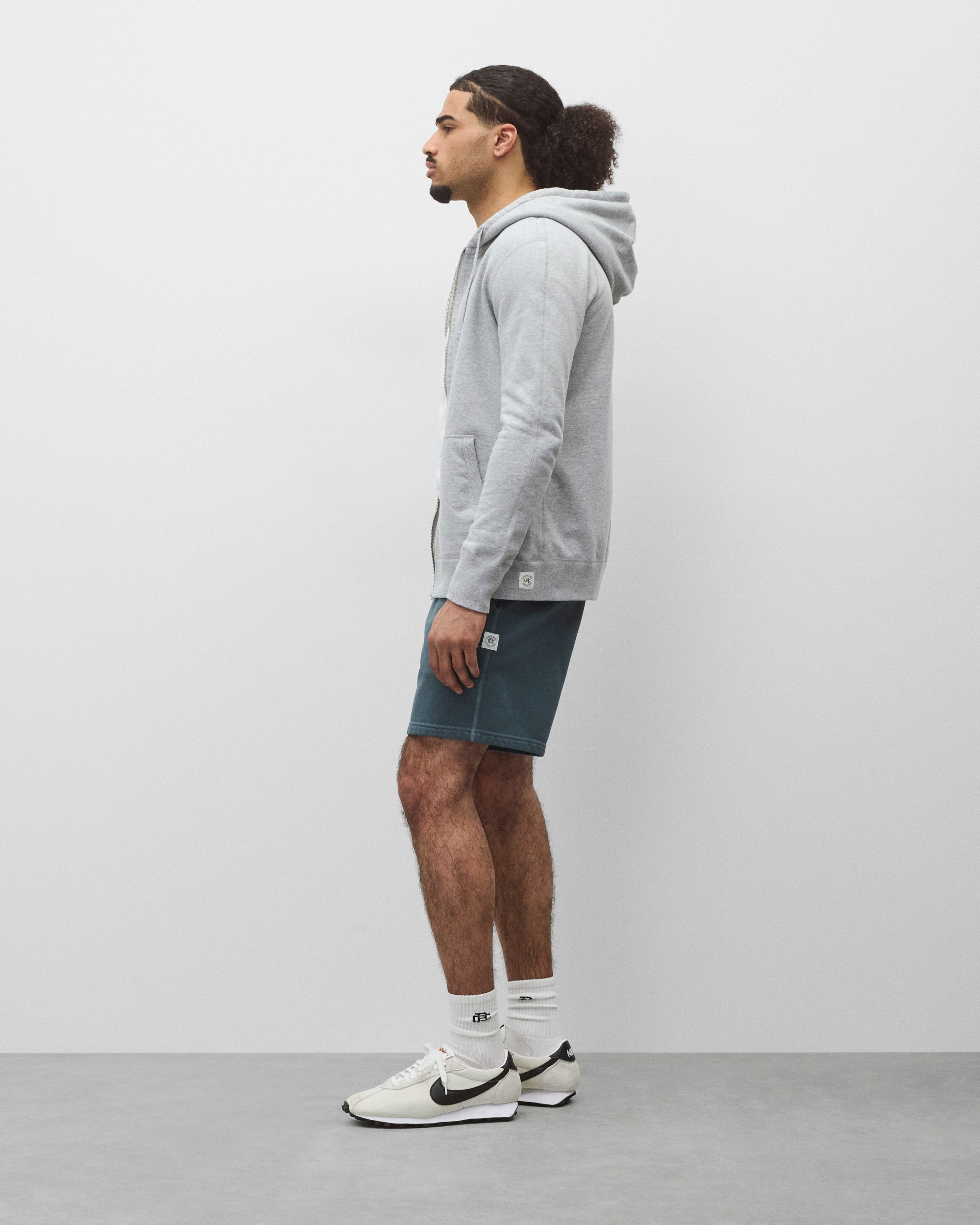 トップス reigning champ midweight terry hoodie Midweight Terry Slim Zip Hoodie | Reigning Champ
