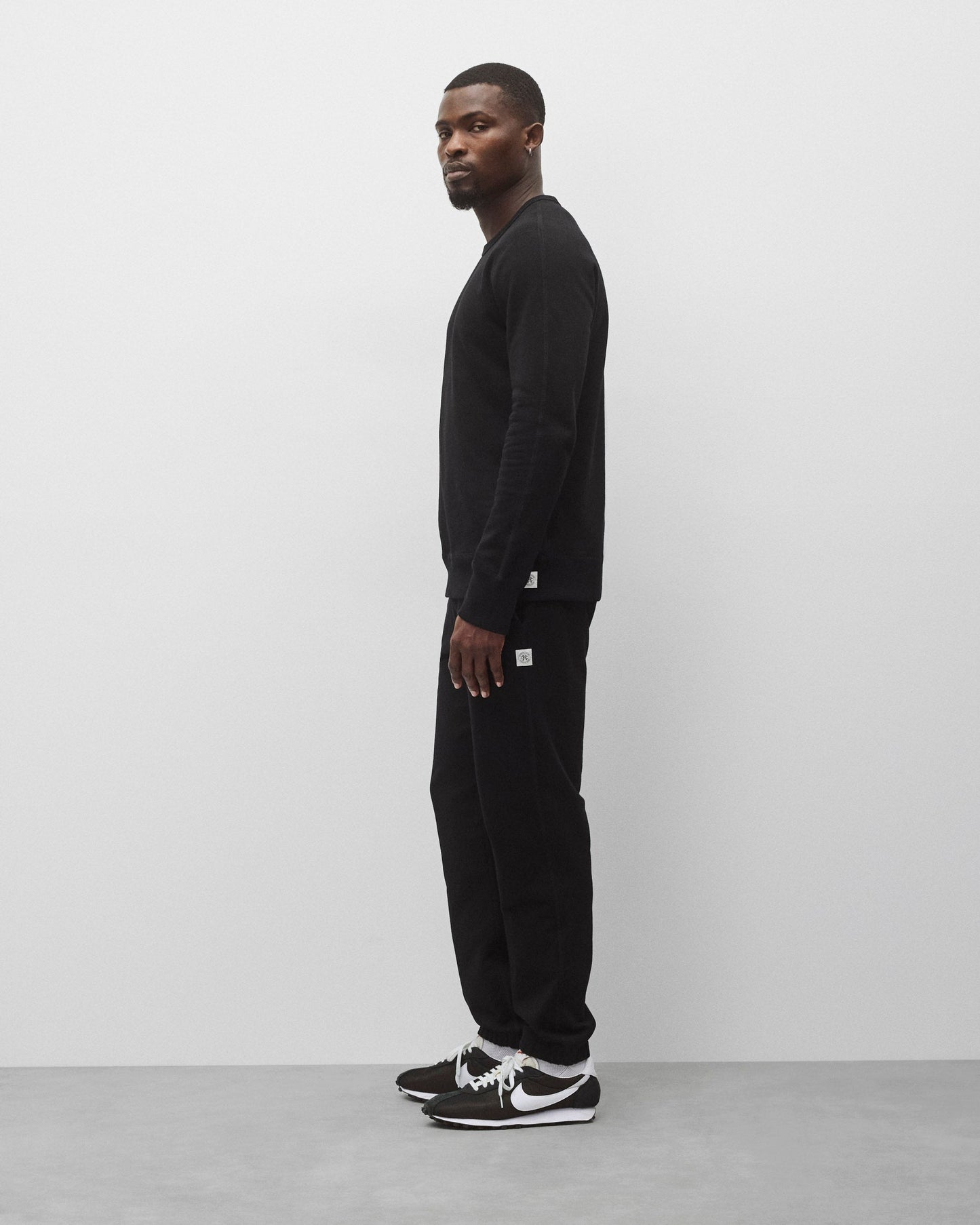 Midweight Terry Slim Crewneck