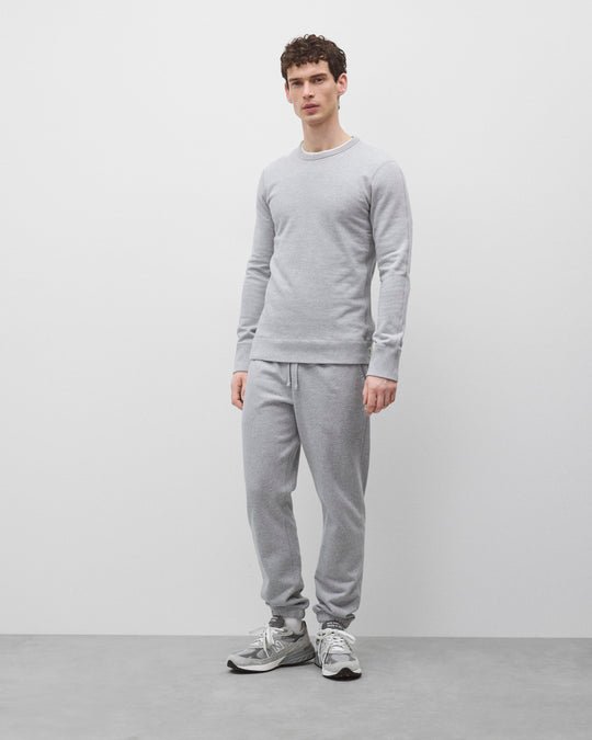 Midweight Terry Slim Crewneck