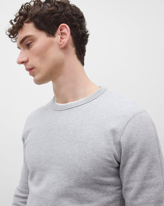 Midweight Terry Slim Crewneck
