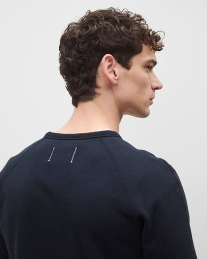 Midweight Terry Slim Crewneck