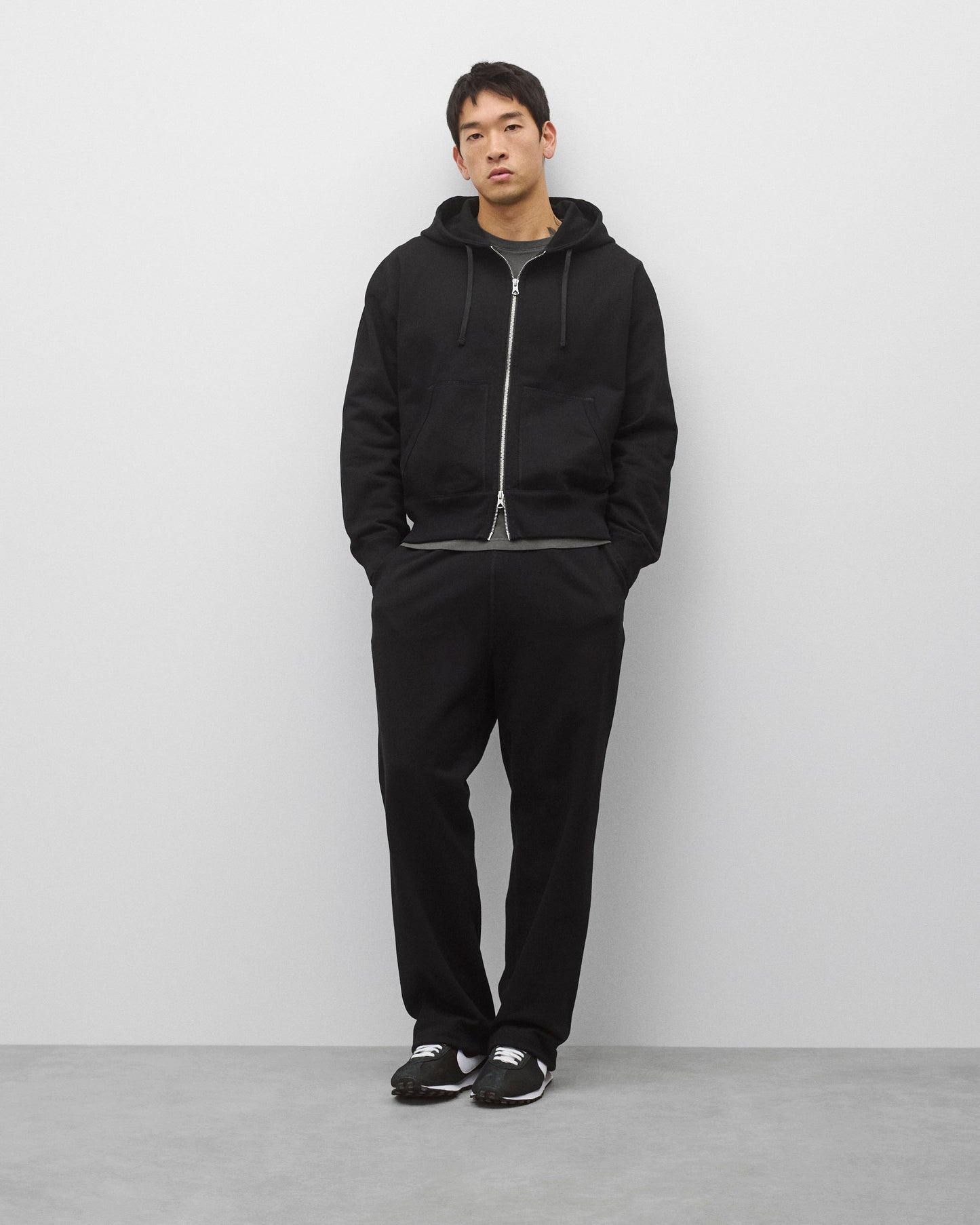 Midweight Terry Relaxed Zip Hoodie