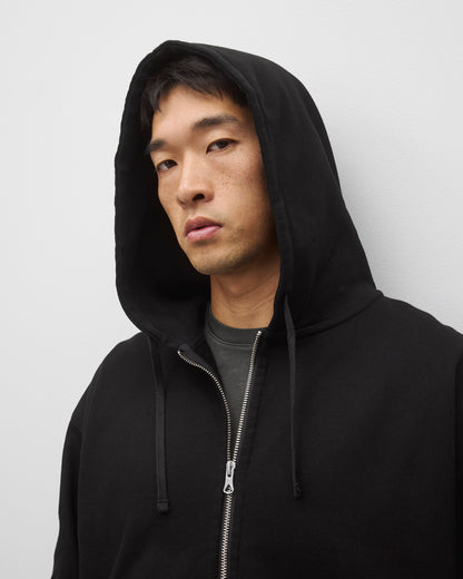 Midweight Terry Relaxed Zip Hoodie