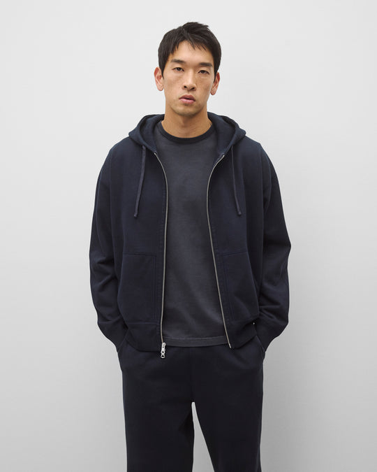 Midweight Terry Relaxed Zip Hoodie