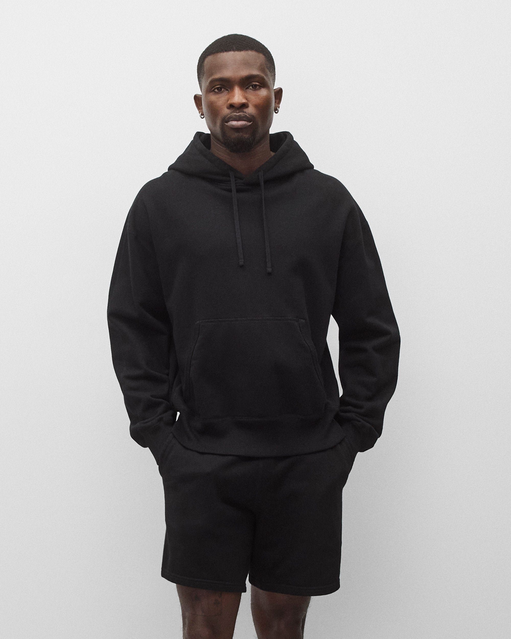 BRISTOL REIGNING CHAMP フーディ黒 L Midweight Terry Relaxed Hoodie | Reigning Champ