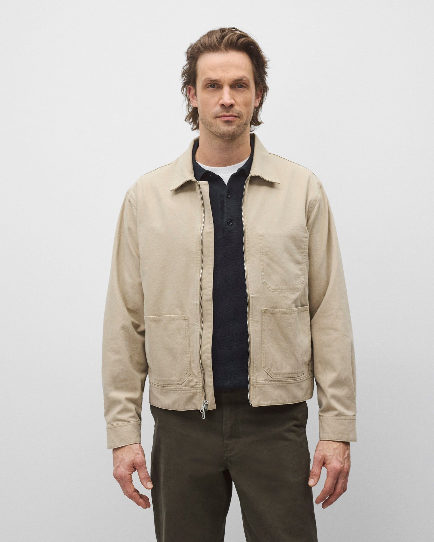 Cotton Canvas Grounds Jacket