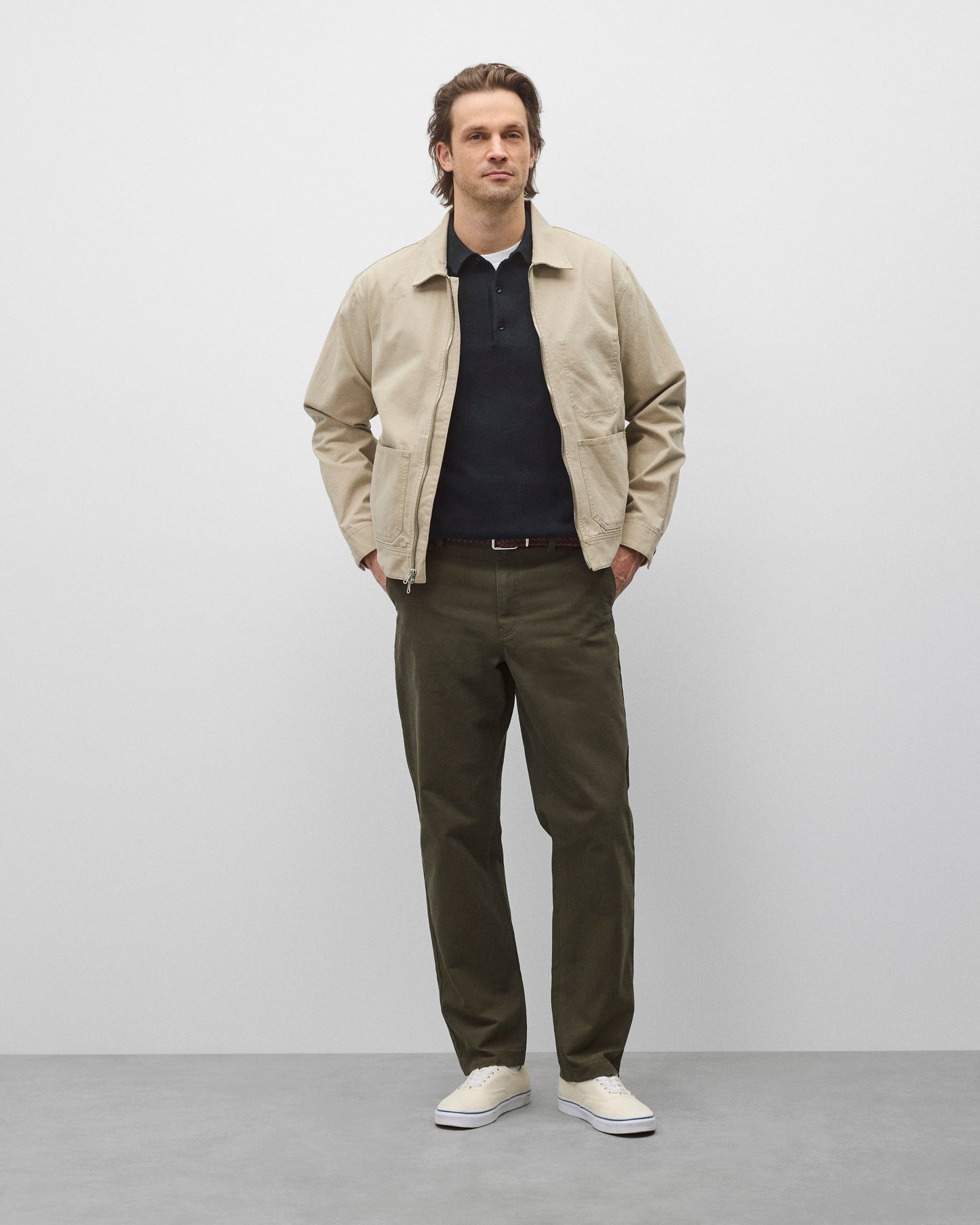 Cotton Canvas Grounds Jacket