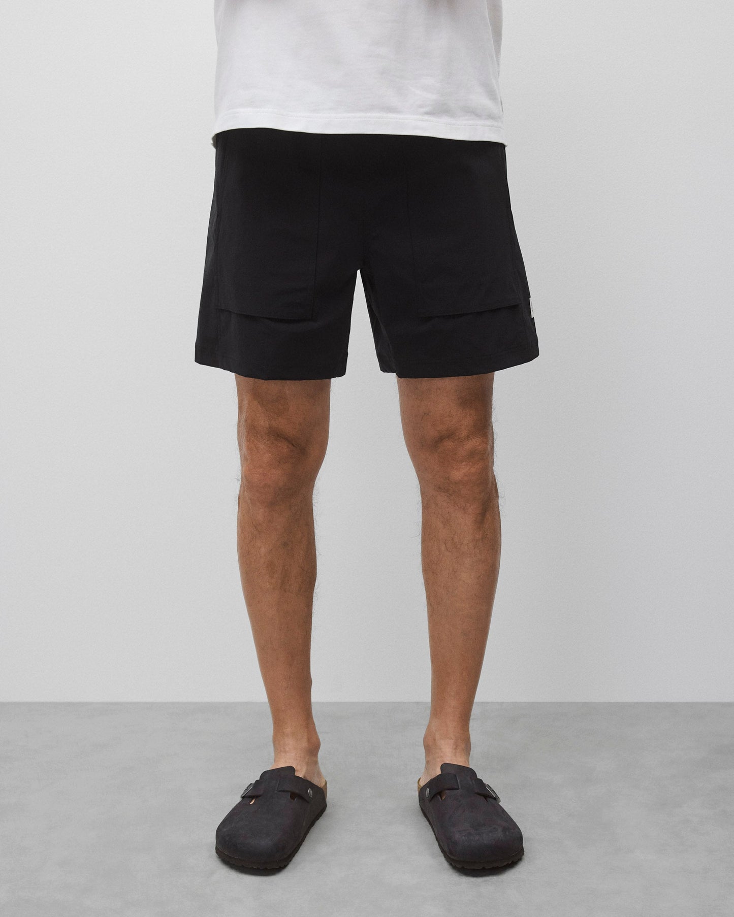 Stretch Nylon Utility Standard Swim Short 6"