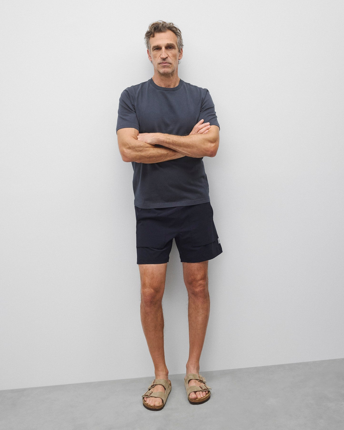 Stretch Nylon Utility Standard Swim Short 6"