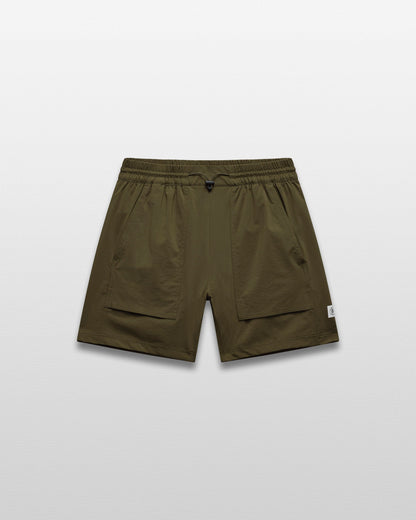 Stretch Nylon Utility Standard Swim Short 6"