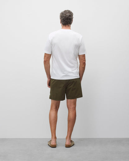 Stretch Nylon Utility Standard Swim Short 6"