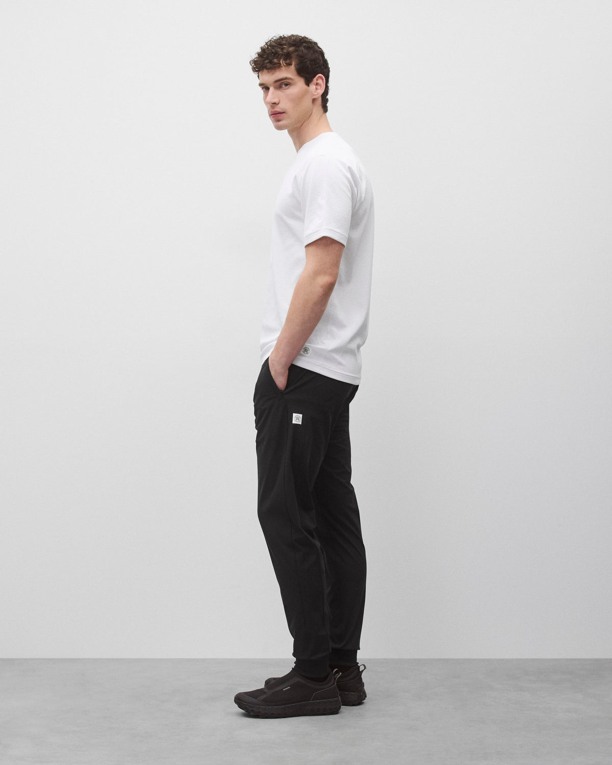 Stretch Warp Knit Coach's Slim Jogger