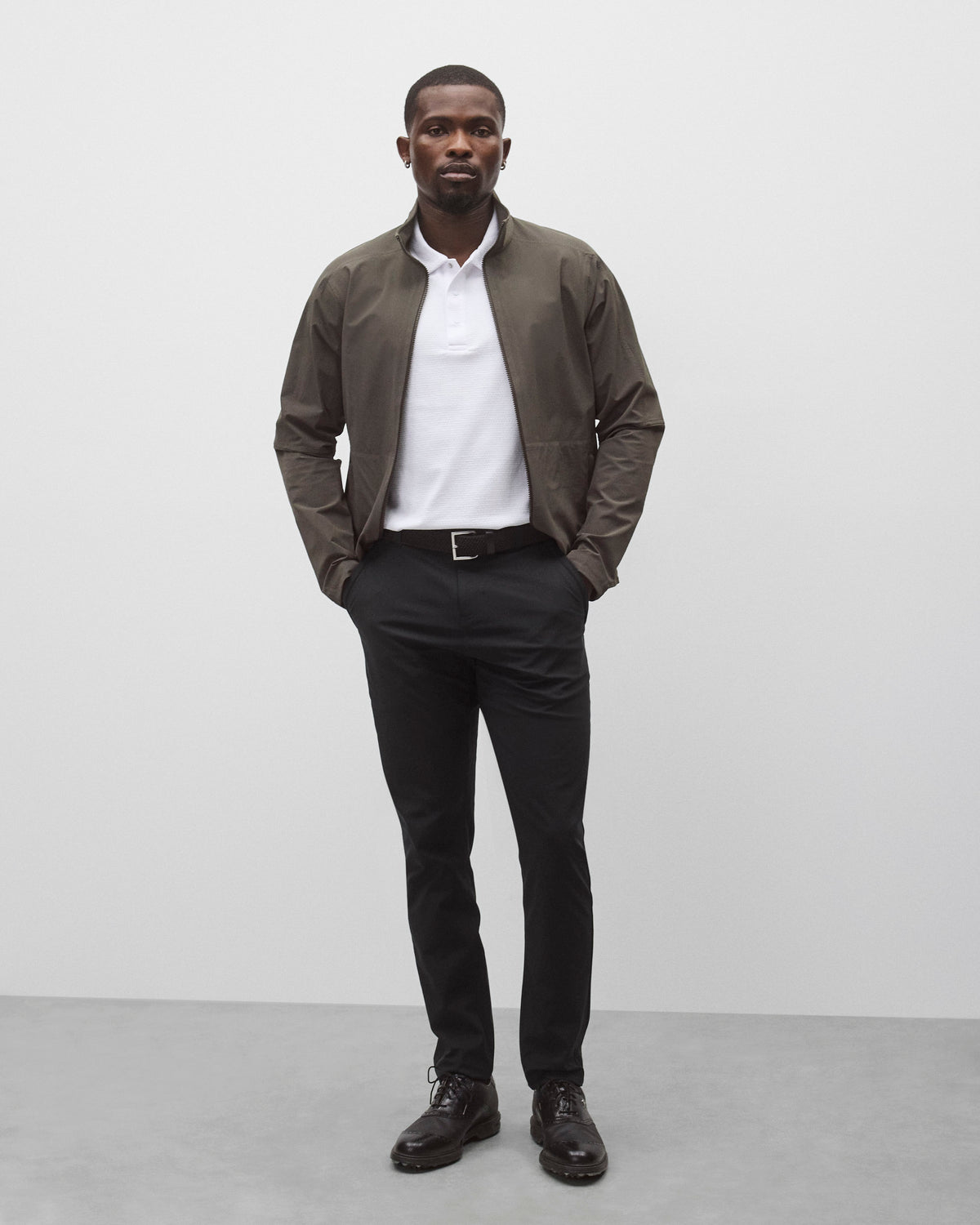 Stretch Warp Knit Coach's Slim Pant