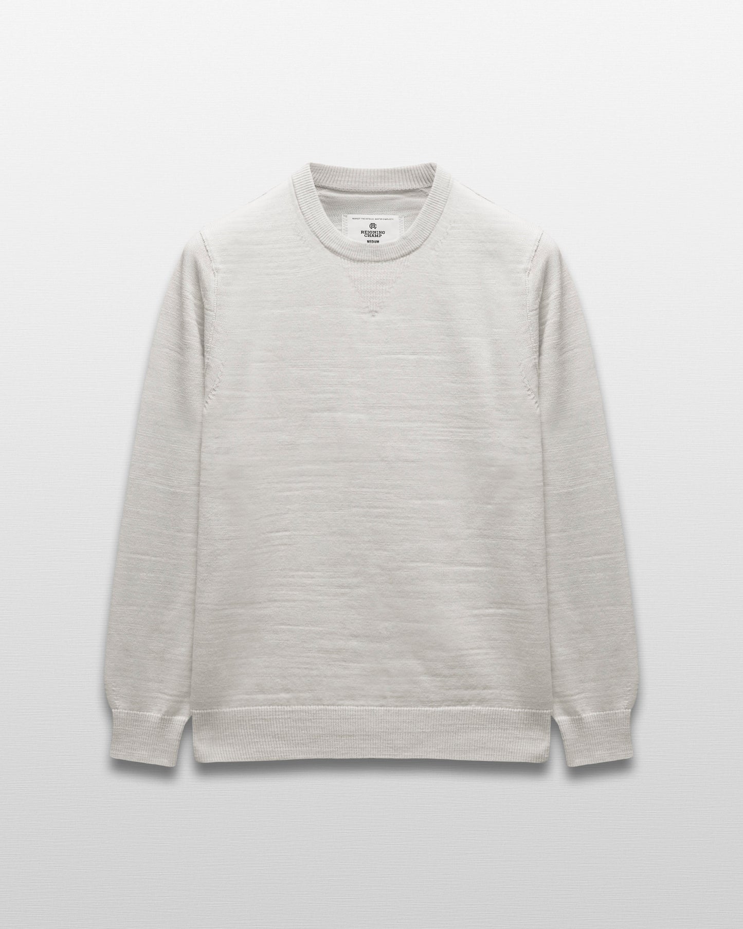 Cotton Slub Laurel Crewneck
