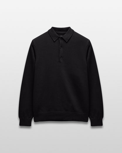 Supima Knit Commodore Polo Sweater