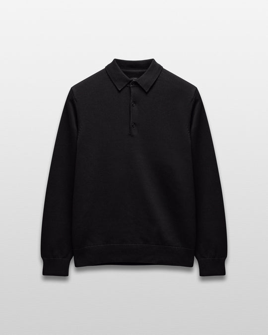 Supima Knit Commodore Polo Sweater