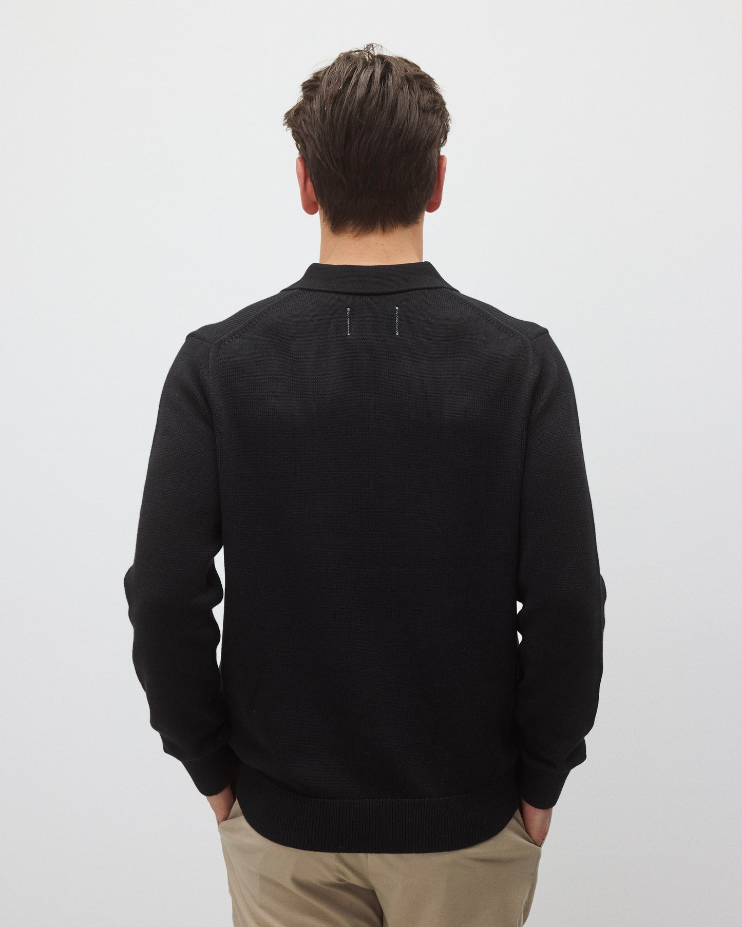 Supima Knit Commodore Polo Sweater