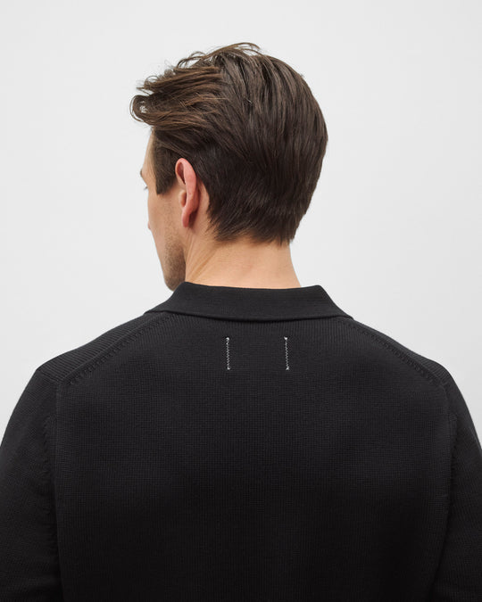 Supima Knit Commodore Polo Sweater