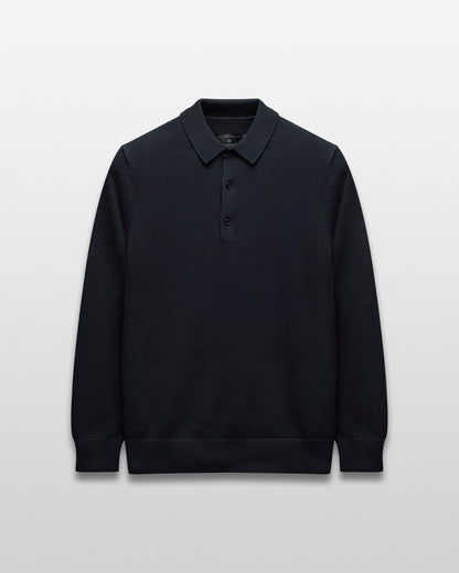 Supima Knit Commodore Polo Sweater
