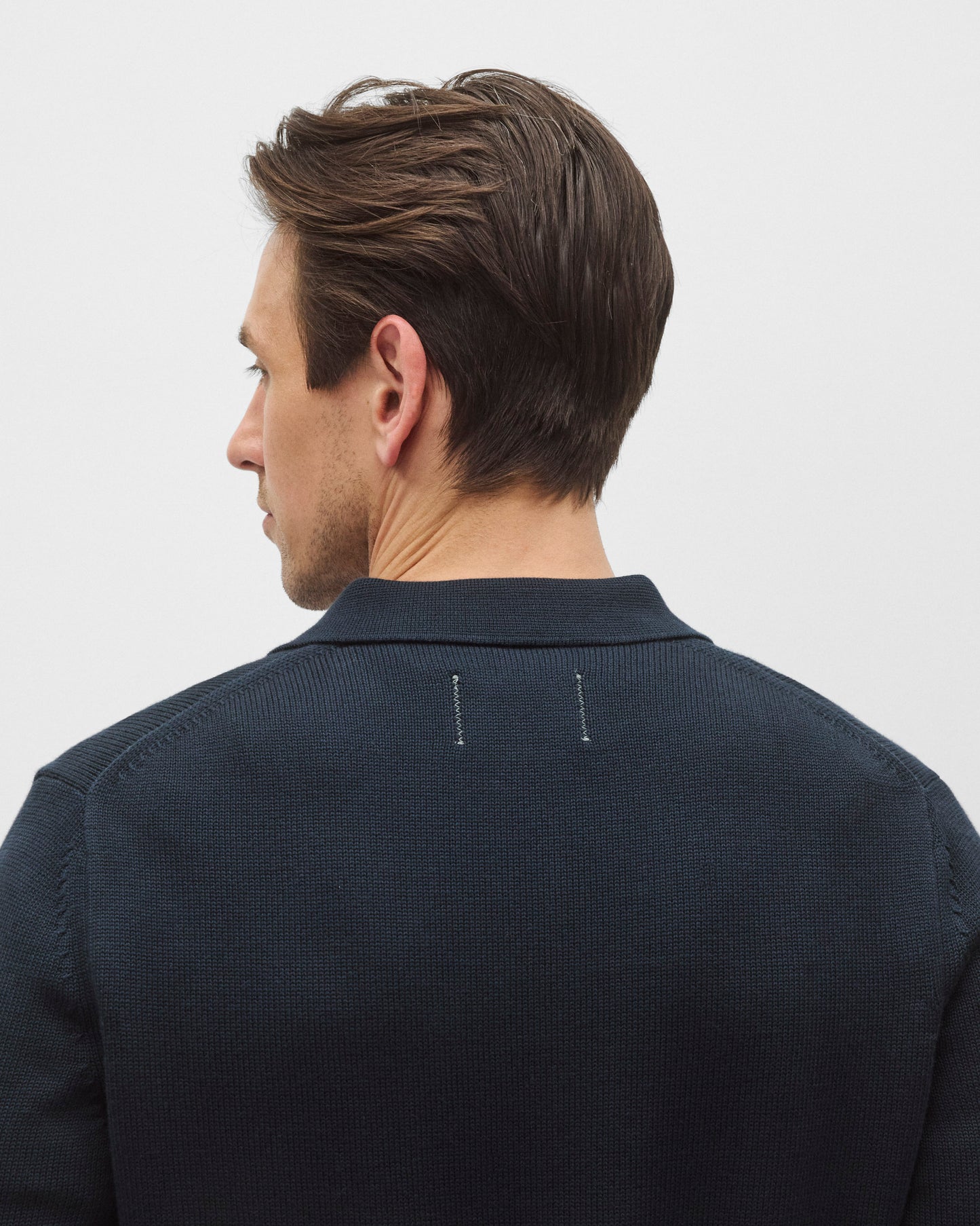 Supima Knit Commodore Polo Sweater