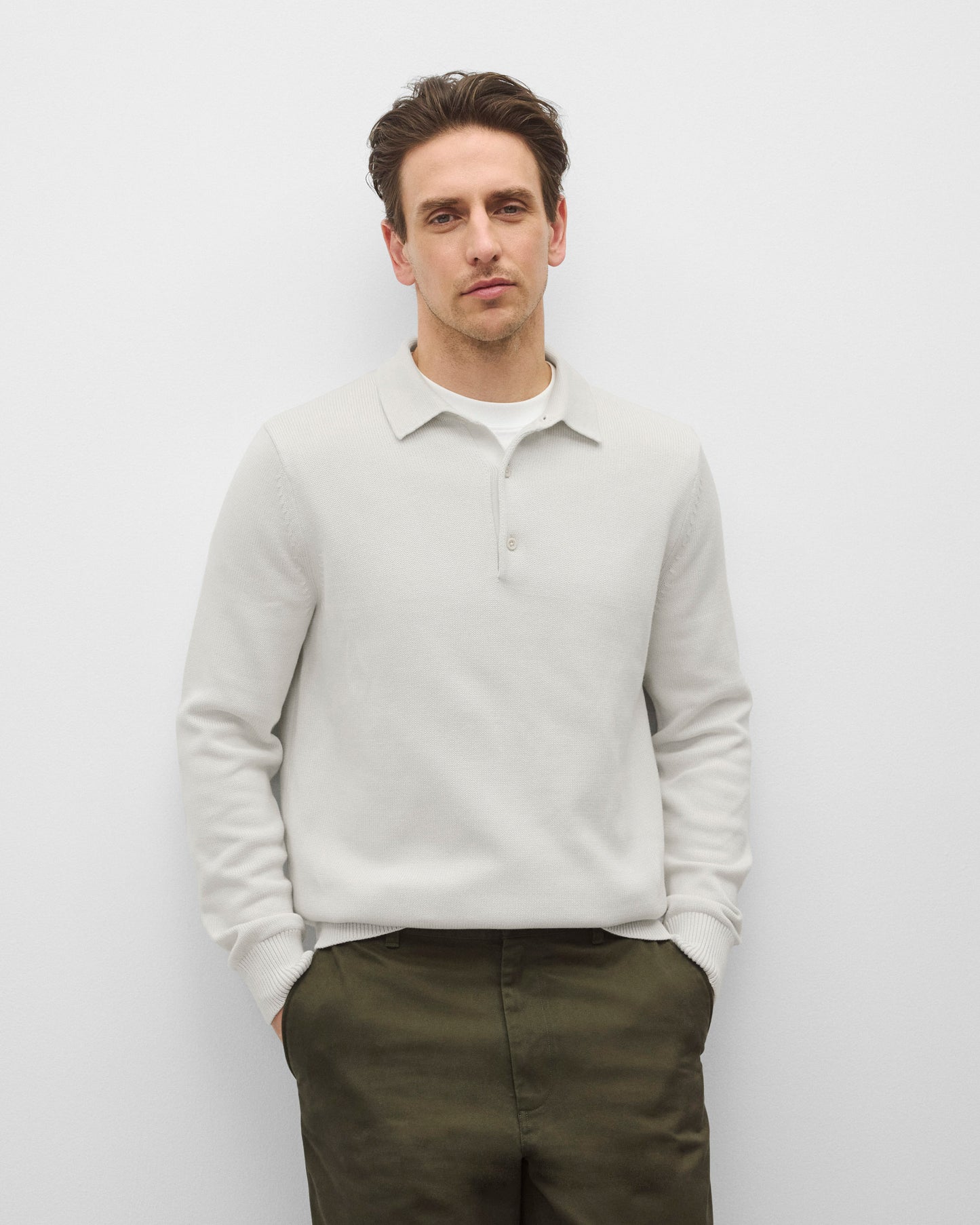 Supima Knit Commodore Polo Sweater