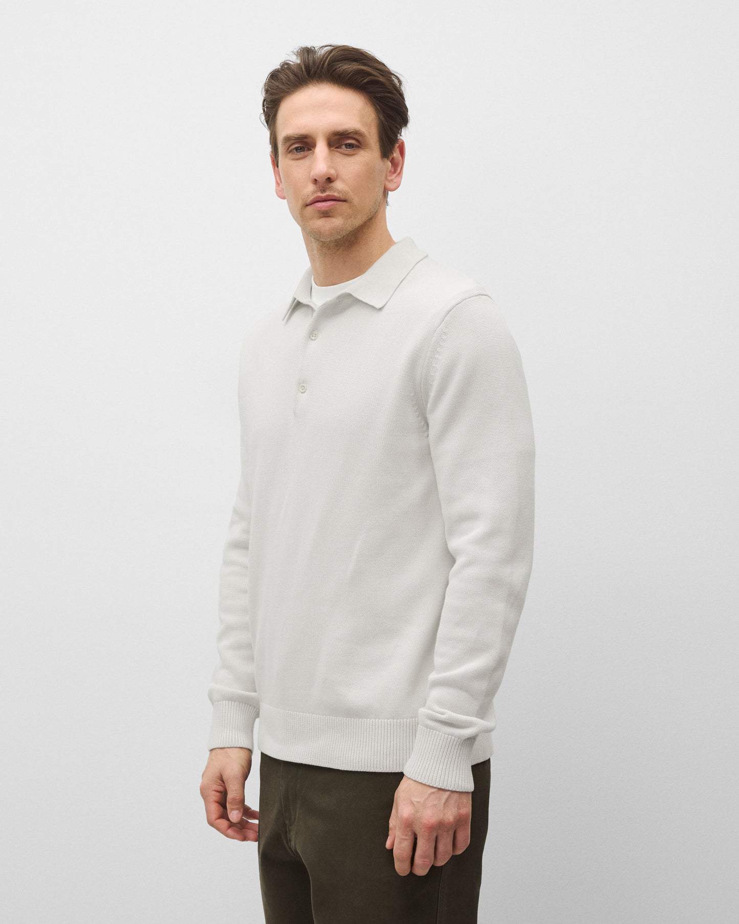 Supima Knit Commodore Polo Sweater