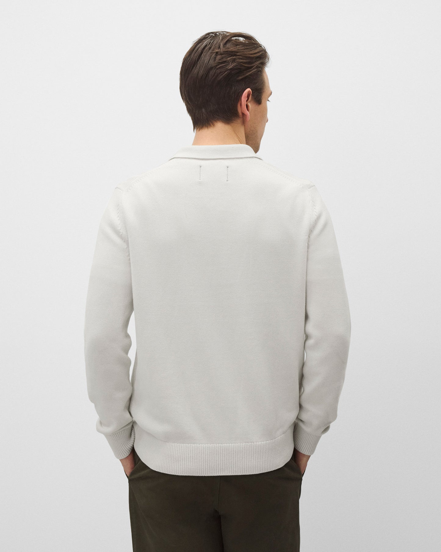 Supima Knit Commodore Polo Sweater