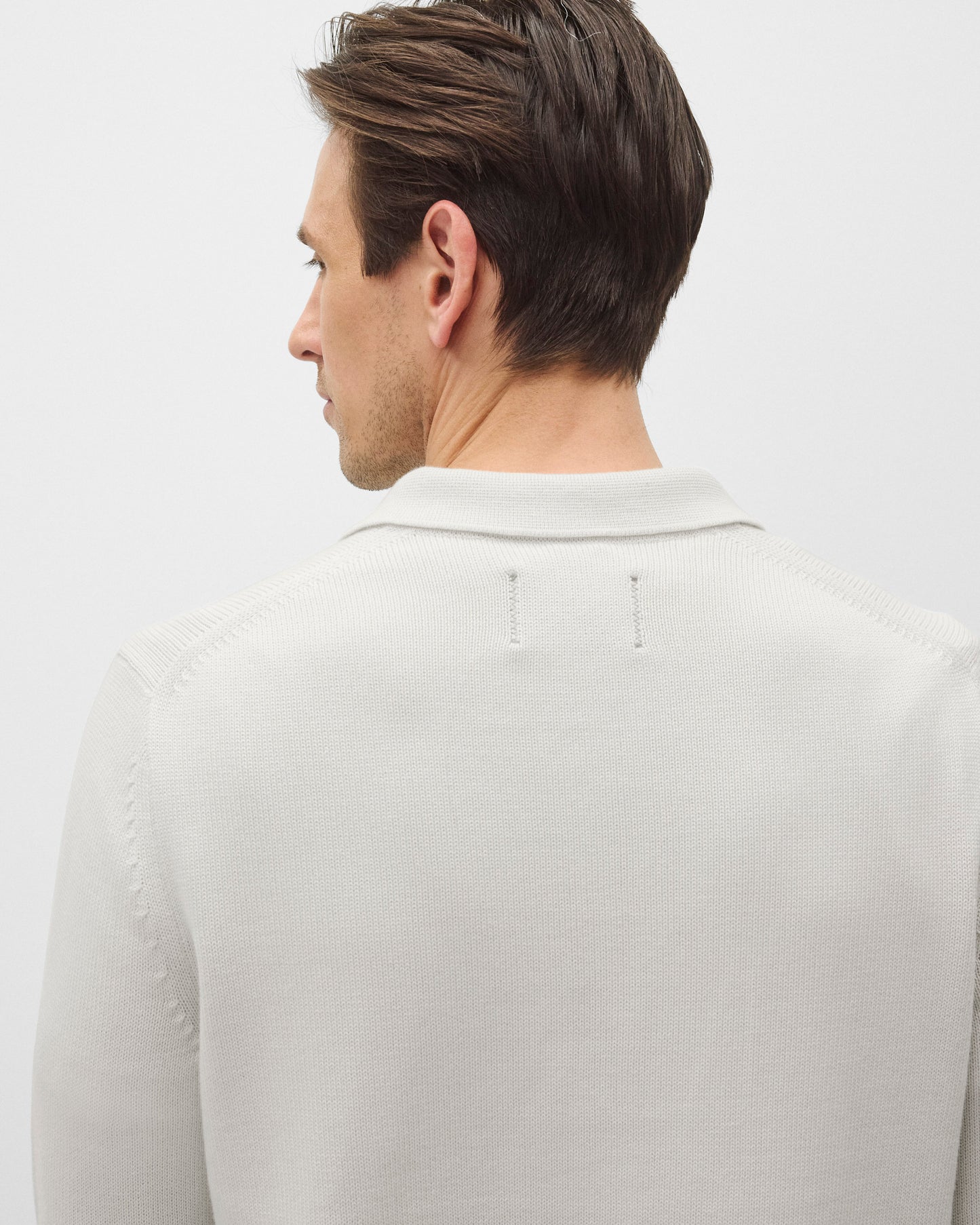 Supima Knit Commodore Polo Sweater