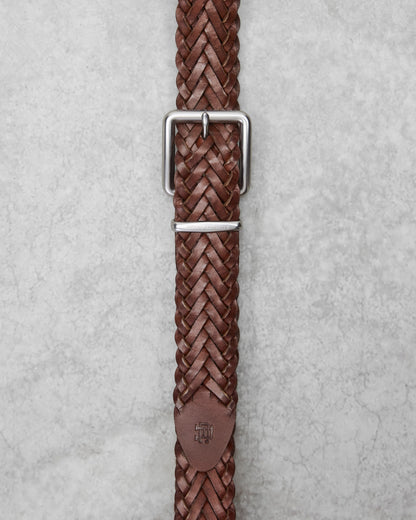 Braided Leather Belt