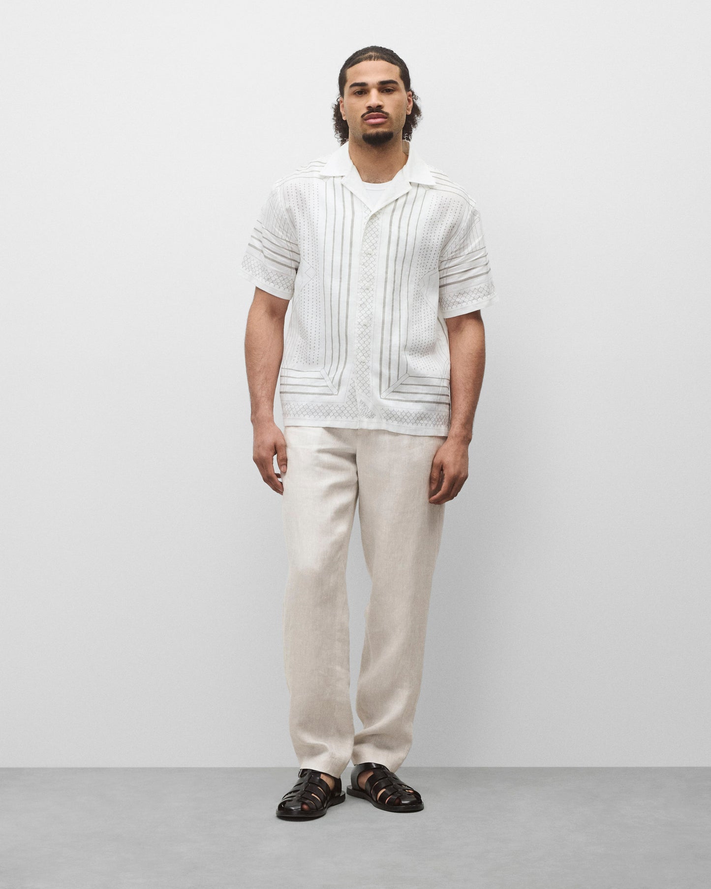 Linen Arena Standard Camp Shirt