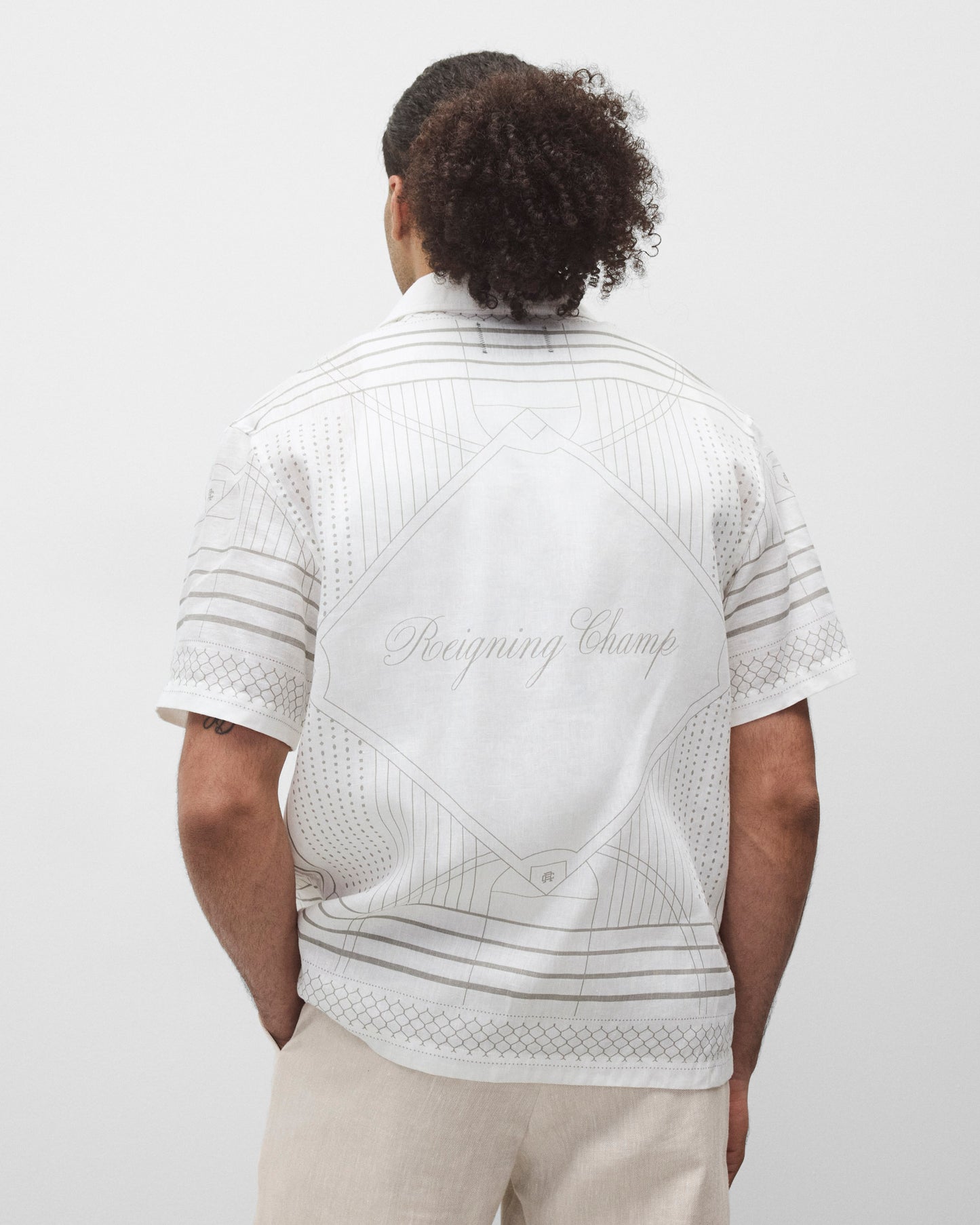 Linen Arena Standard Camp Shirt